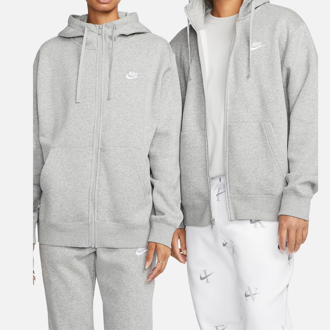 Nike Grey Sportswear Club Fleece Hoodie – hiphopsport