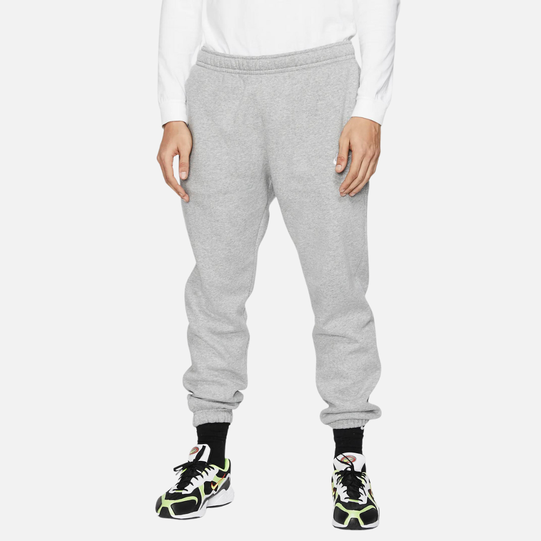 Nike Men's Club fleece Taper Cuff Sport Casual Pants (Heather Grey, Medium)  : Clothing, Shoes & Jewelry 