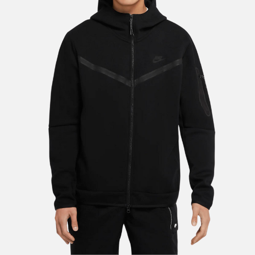 Nike tech fleece hoodie 2025 black grey