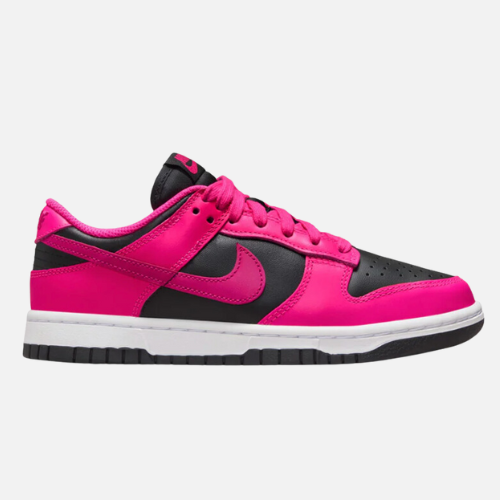 Pink and 2025 black nike dunks