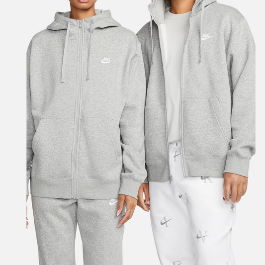 Nike Grey Sportswear Club Fleece Hoodie