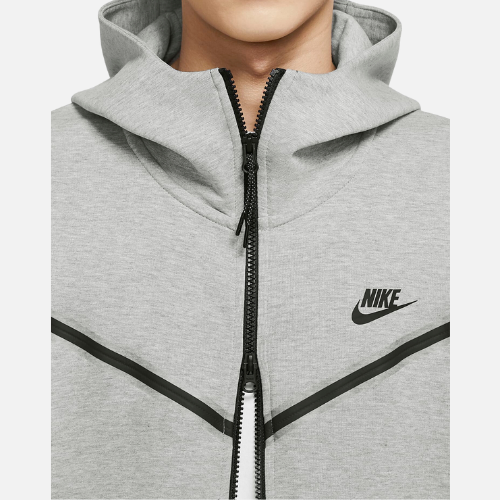 Nike tech fleece 2025 hoodie light grey