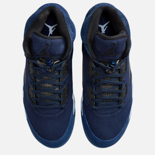 Jordan retro 5 navy blue hotsell